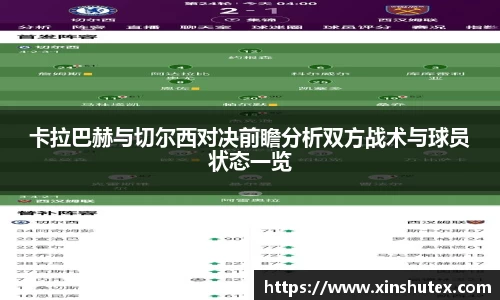 卡拉巴赫与切尔西对决前瞻分析双方战术与球员状态一览